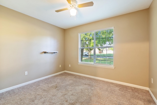 1410 Pyramid Dr, Conway, AR 72032 - spare room featuring carpet and ceiling fan