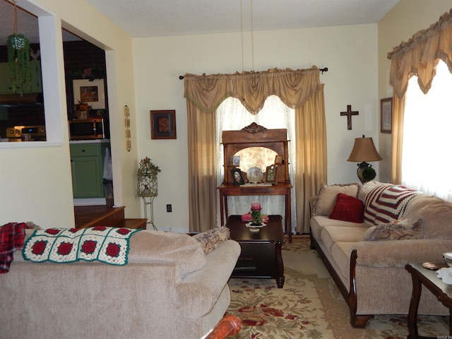 155 N Ridge Rd, Heber Springs, AR 72543 - living room featuring carpet
