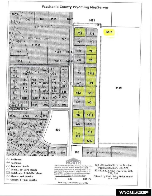 702 N Rd 11, Worland WY, 82401 land for sale