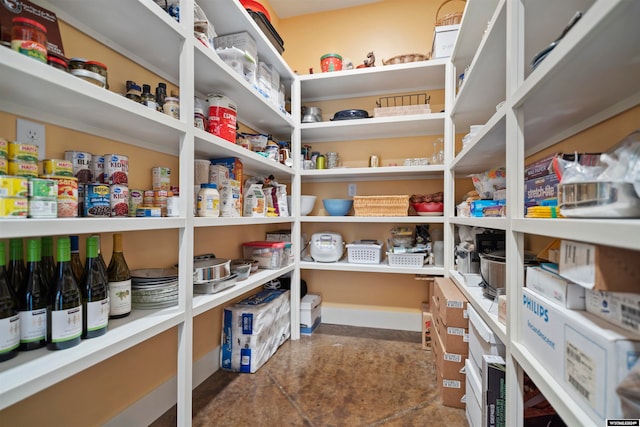 view of pantry