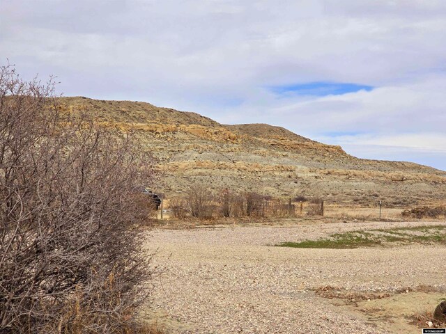 mountain view with a rural view