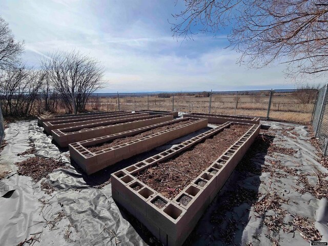 exterior space featuring a rural view