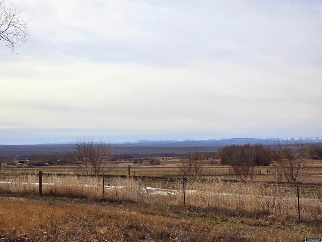 mountain view with a rural view