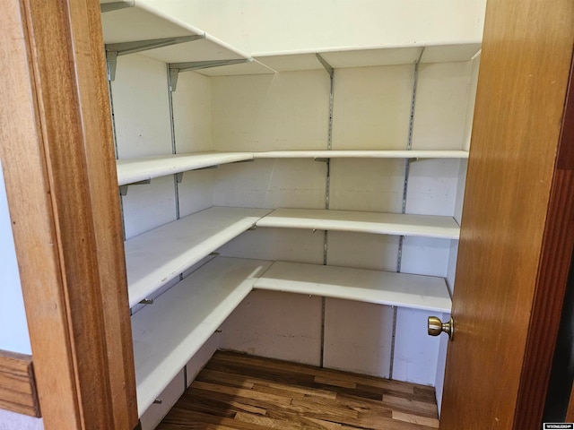 view of pantry