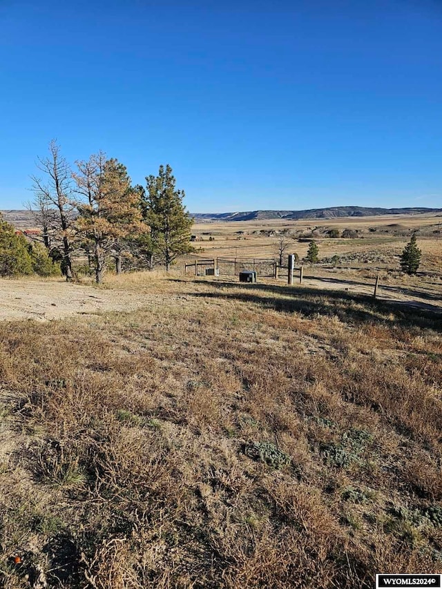 view of yard featuring a rural view