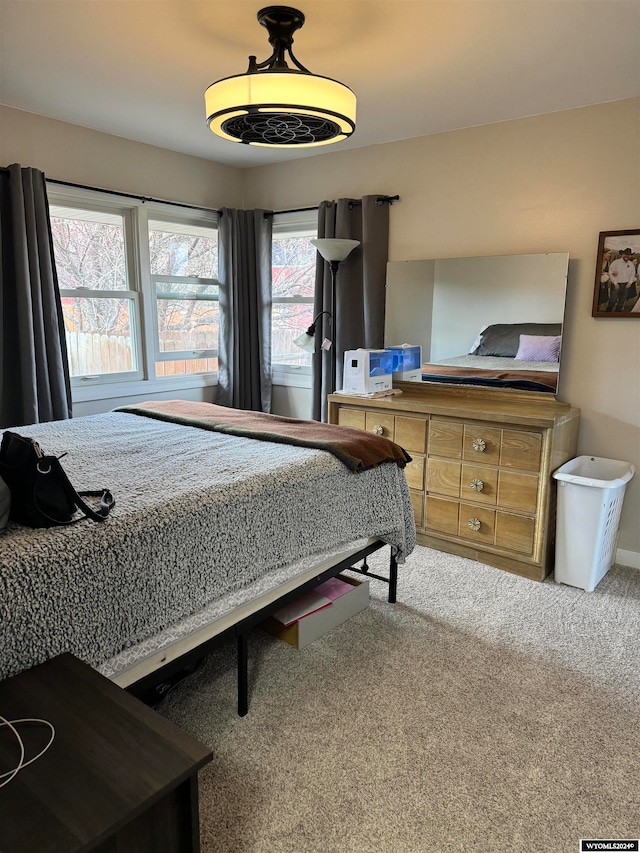 bedroom featuring carpet floors