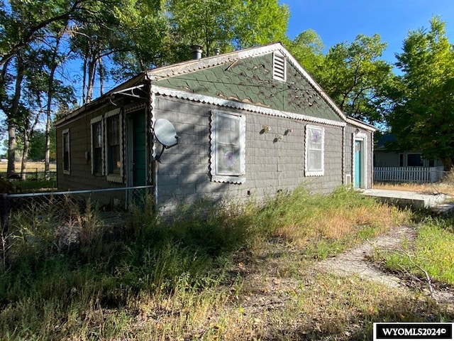 view of side of home