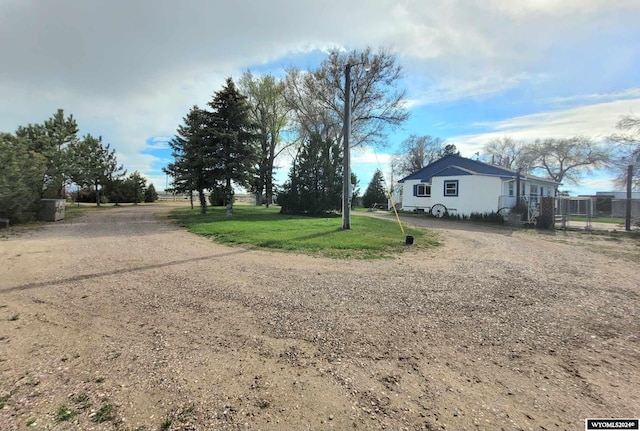 view of road