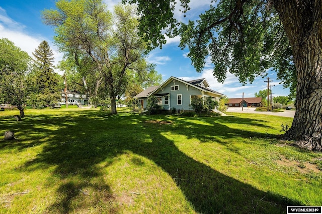 view of yard