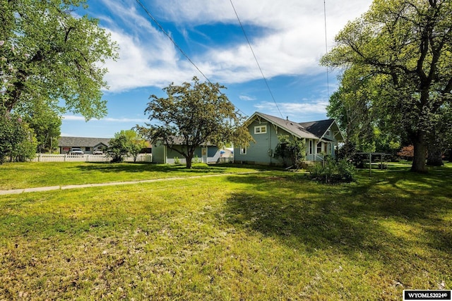 view of yard