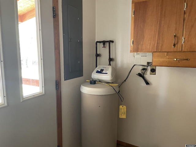 utility room featuring electric panel