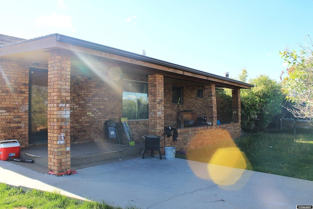 exterior space with a patio area