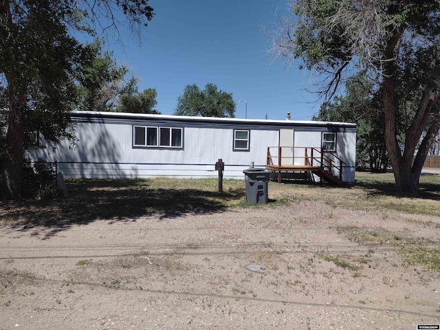 view of manufactured / mobile home