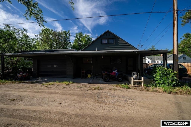 view of outdoor structure featuring a carport