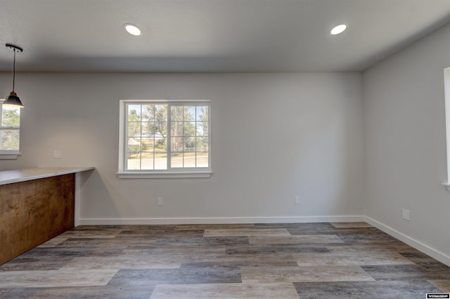 744 E Loucks St, Sheridan, WY 82801 - unfurnished dining area with light hardwood / wood-style flooring