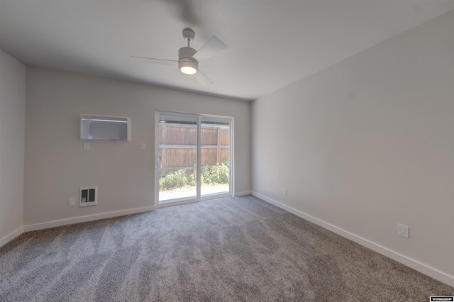 744 E Loucks St, Sheridan, WY 82801 - spare room with carpet flooring and ceiling fan