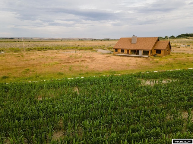 exterior space featuring a rural view