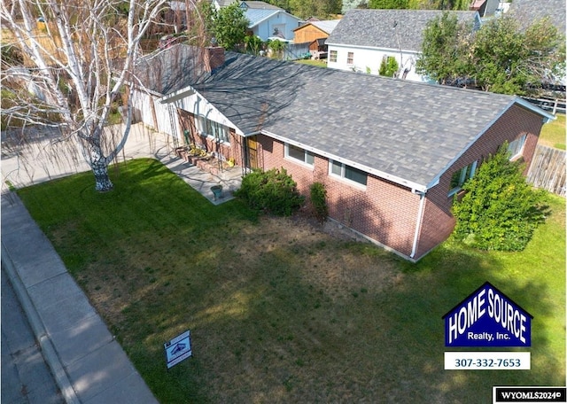 225 S 5th St, Lander, WY 82520 - bird's eye view