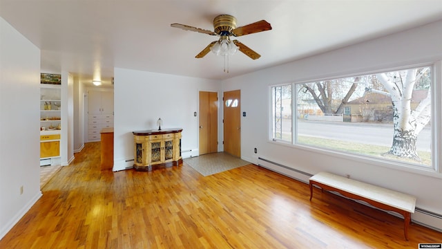 225 S 5th St, Lander, WY 82520 - entryway featuring light wood-style floors, plenty of natural light, and baseboard heating