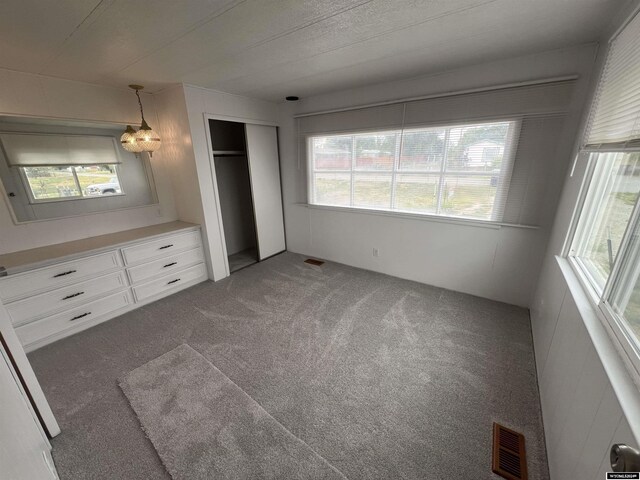 309 S Cherry, Pavillion, WY 82523 - unfurnished bedroom featuring carpet flooring and a closet