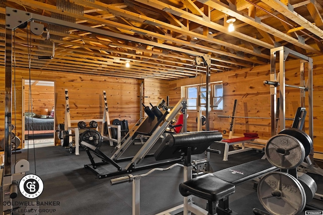 view of workout area