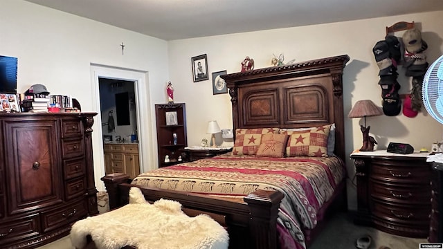 bedroom with ensuite bath