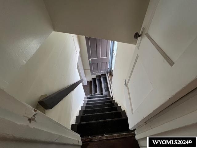 view of stairway