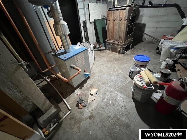 miscellaneous room featuring concrete floors