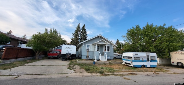 view of bungalow-style house