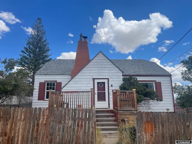 view of bungalow-style home