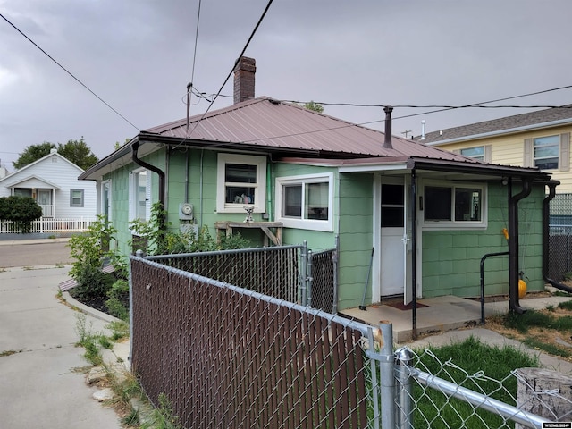 view of front of home