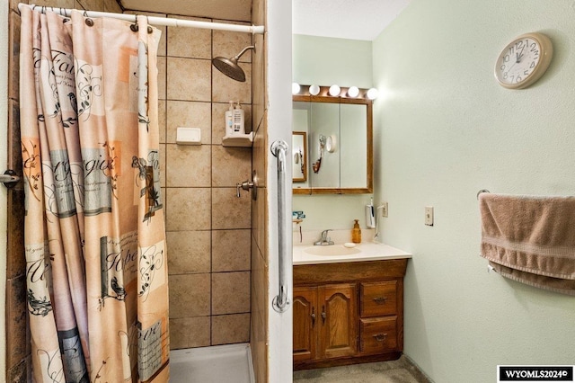 2226 E I St, Torrington, WY 82240 - full bathroom with a stall shower and vanity