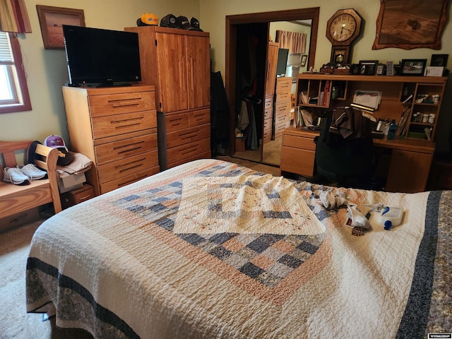 bedroom featuring carpet floors