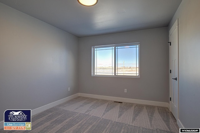 empty room with carpet floors