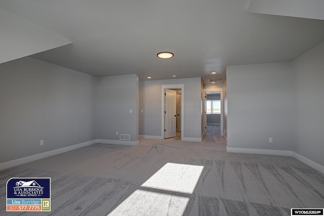 interior space with light carpet