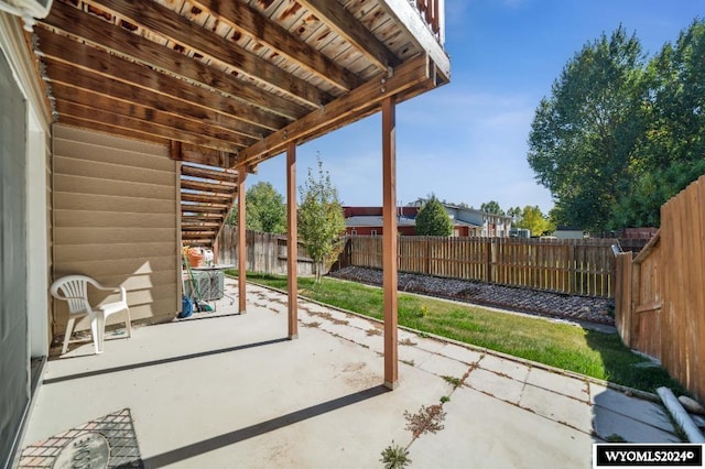 view of patio