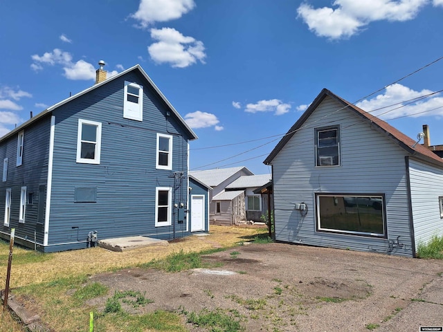 view of rear view of property