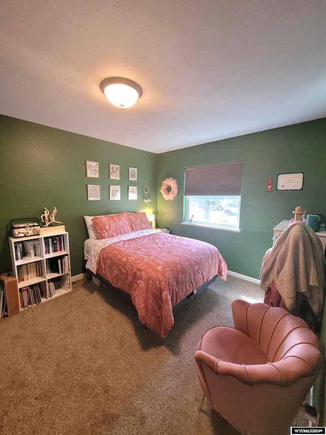 bedroom with carpet flooring