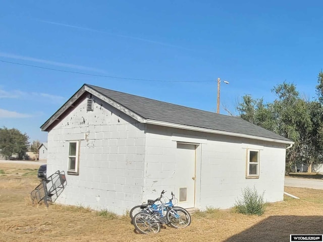 view of side of home