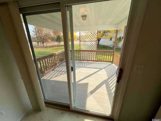 view of doorway