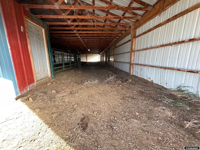 view of stable