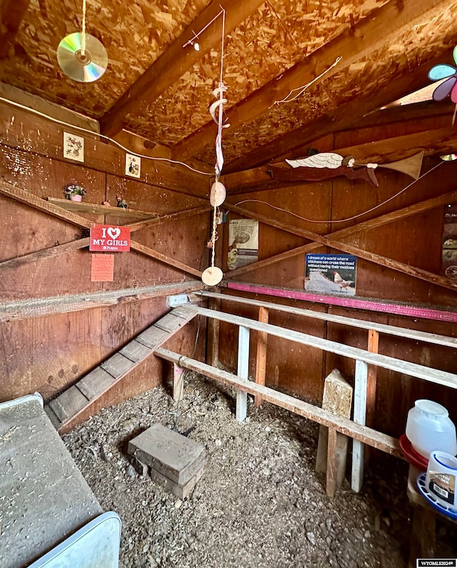 36 County Road 211, Riverside, WY 82325 - interior details with wood walls