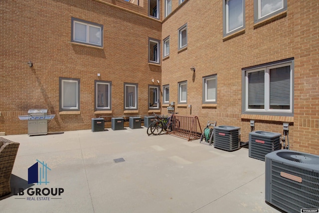 view of patio / terrace featuring cooling unit