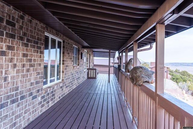 43 Red Cliff Dr, Lander, WY 82520 - view of deck