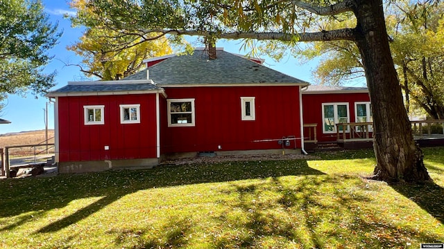 58 Bethel Rd, Buffalo, WY 82834 - view of home's exterior featuring a lawn