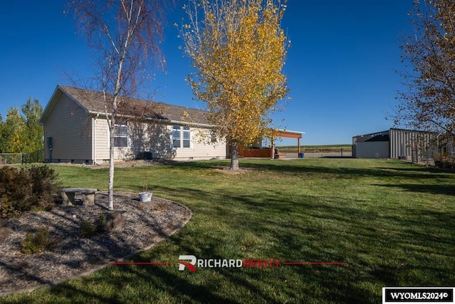 1559 Rd 13, Worland, WY 82401 - view of grassy yard