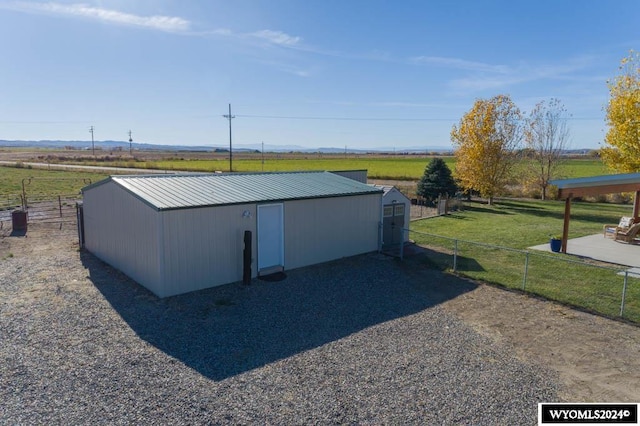 1559 Rd 13, Worland, WY 82401 - view of outbuilding featuring a rural view and an outbuilding