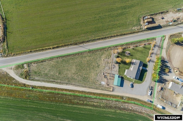 1559 Rd 13, Worland, WY 82401 - aerial view of property and surrounding area featuring rural landscape