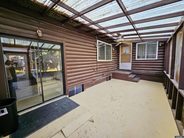 view of patio / terrace featuring a pergola