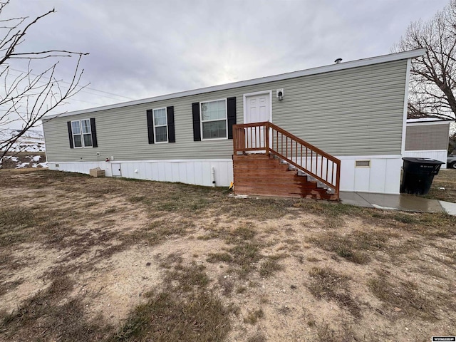 view of manufactured / mobile home